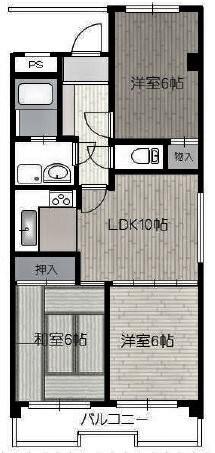 ドムールコスモス福田 間取り図画像