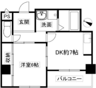 タウンコート六甲 間取り図画像