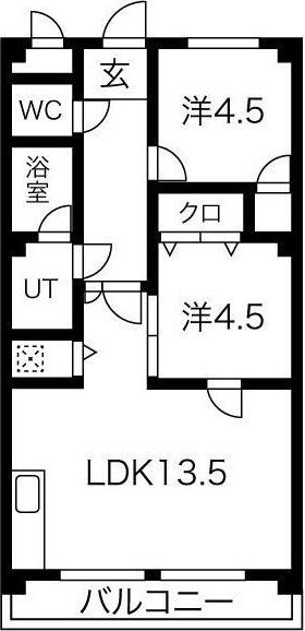 ハッピーコート青山 間取り図画像