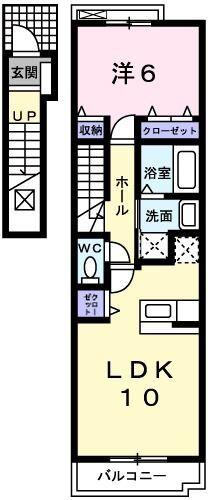 エクセラン則直III 間取り図画像