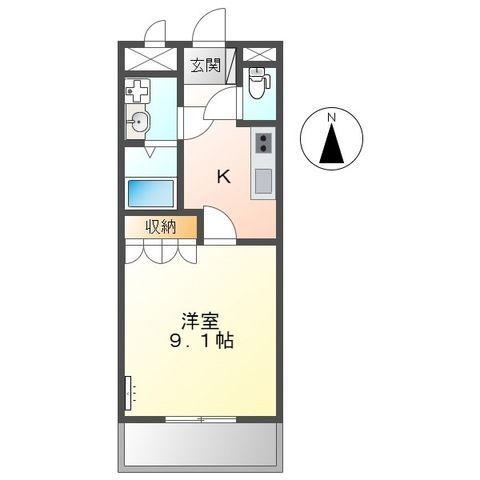 レインボーパレスI 間取り図画像