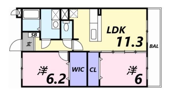リバーサイドブライト 間取り図画像