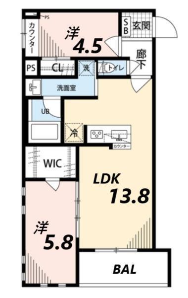 センターラ 間取り図画像
