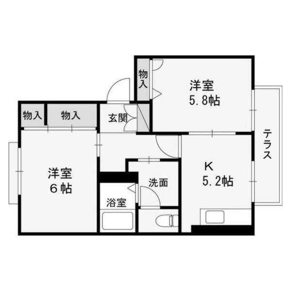 エスペランサ桜木 間取り図画像