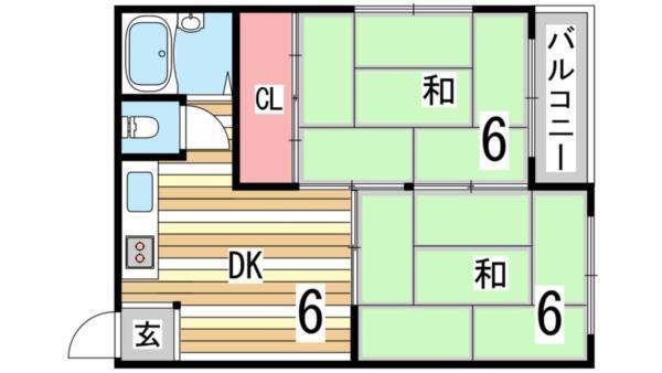 メゾン甲南 間取り図画像
