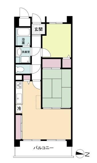 ウエストコート11番街 間取り図画像