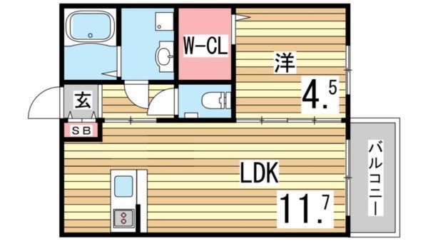 ウェルフェア魚崎 間取り図画像