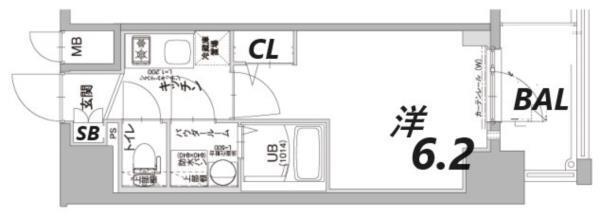 エスリード神戸グランドール 間取り図画像