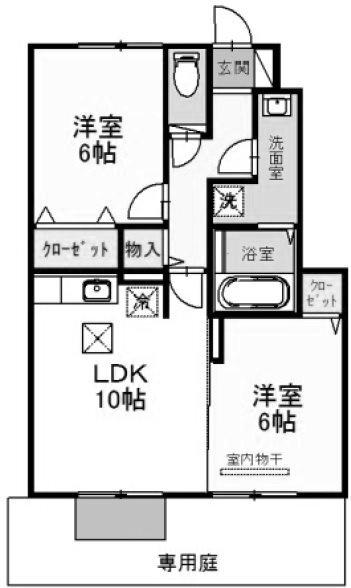 セブンアムール 間取り図画像