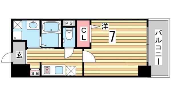 ロイスグラン神戸下沢通 間取り図画像