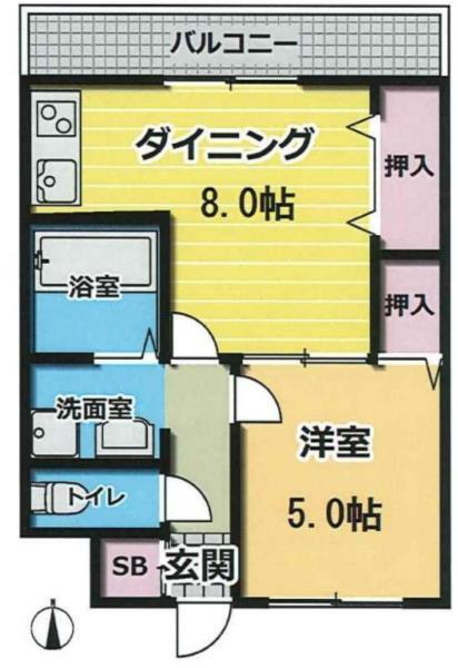 ユニバーサルビル 間取り図画像