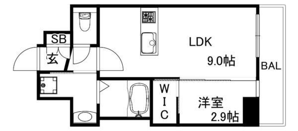 スワンズシティ神戸湊川II 間取り図画像