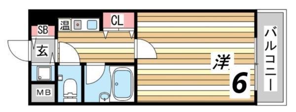 エステムコート芦屋西 間取り図画像