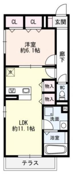 フェーブ島上（103） 間取り図画像