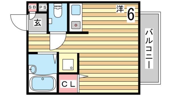 パセオミフネA棟 間取り図画像