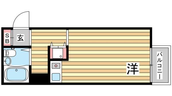 ダイドーメゾン神戸 間取り図画像