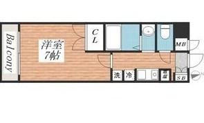 フルール須磨 間取り図画像