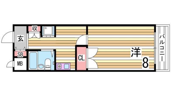 パルレ瑞ヶ丘 間取り図画像