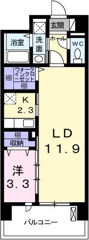 クレール姫路 間取り図画像