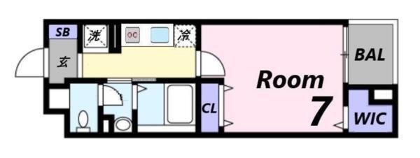 Amenity　West 間取り図画像