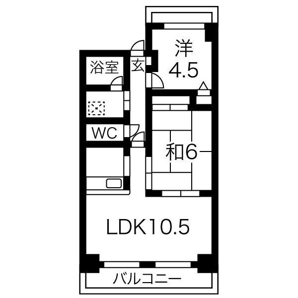 エリム摩耶 間取り図画像