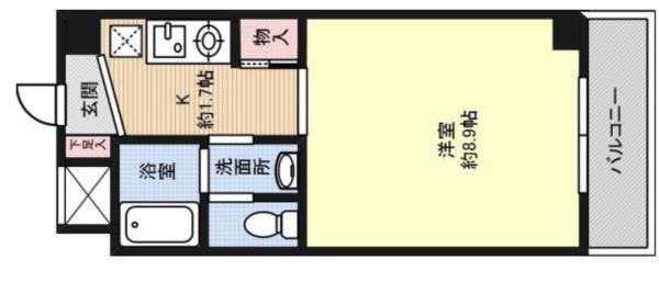 サテライト王子公園 間取り図画像