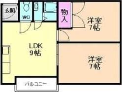 パティオ甲子園口 間取り図画像