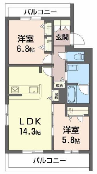 Seaside House 間取り図画像