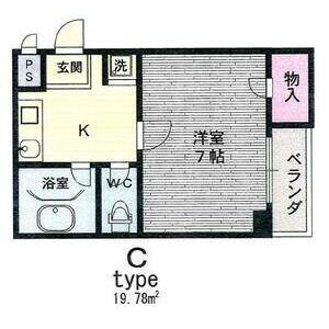シェトワ大石 間取り図画像