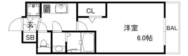 神戸市兵庫区下沢通マンション 間取り図画像