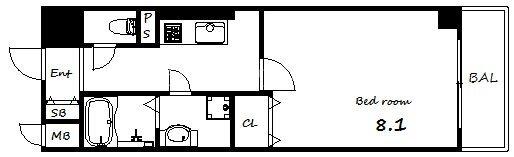 ボンニー元町 間取り図画像