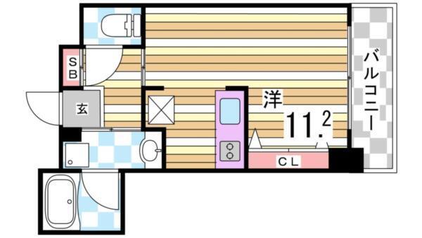 インペリアル新神戸 間取り図画像