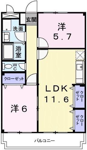 グランディオーズ 間取り図画像