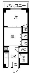 マンションエイト 間取り図画像