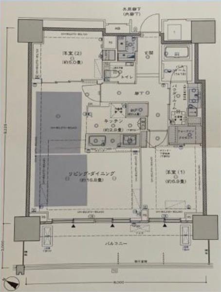 ベイシティタワーズ神戸WEST 間取り図画像