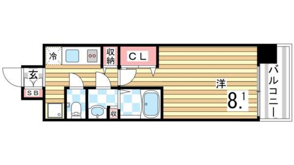 W-STYLE神戸II 間取り図画像
