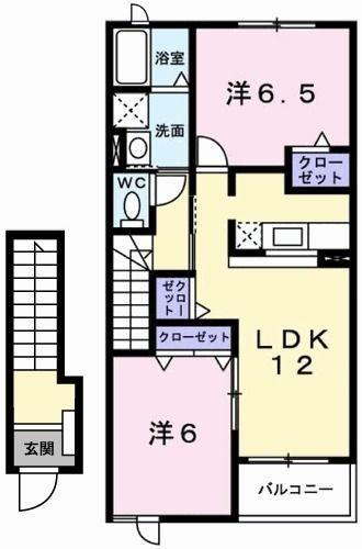 アメニティII 間取り図画像