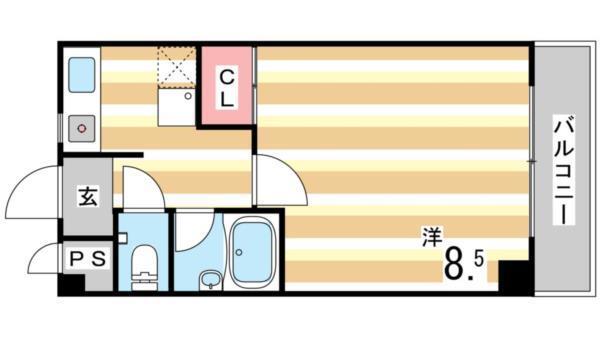 エクレール六甲 間取り図画像