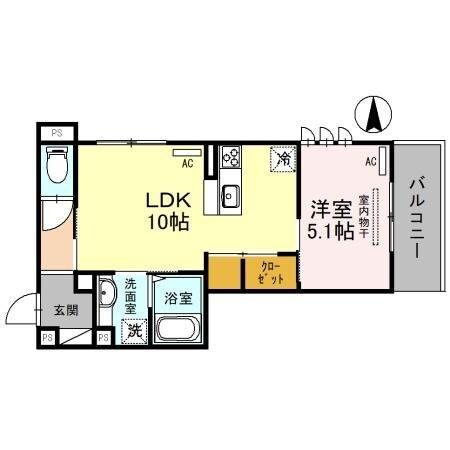 D-room WEST PARK 西宮北口 間取り図画像