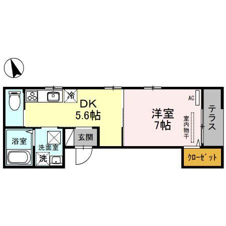 D-room甲子園 間取り図画像