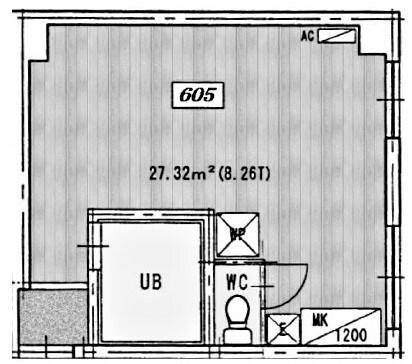 グランディア北野異人館通（605） 間取り図画像