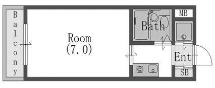 トレビアンコート 間取り図画像