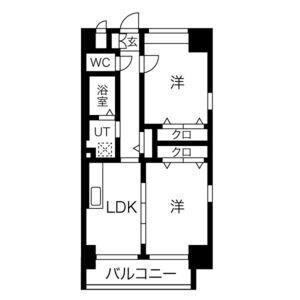 西舞子壱番館 間取り図画像
