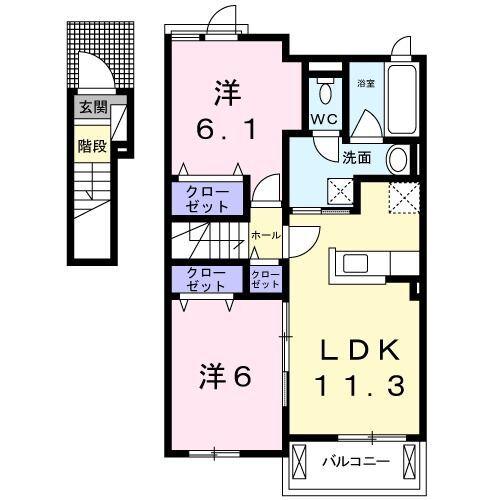 プレミアコート 間取り図画像