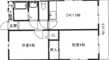 ロイヤル阪神 間取り図画像