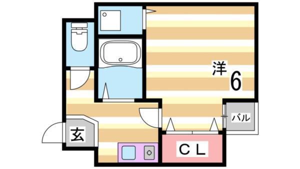 シュープリーム 間取り図画像