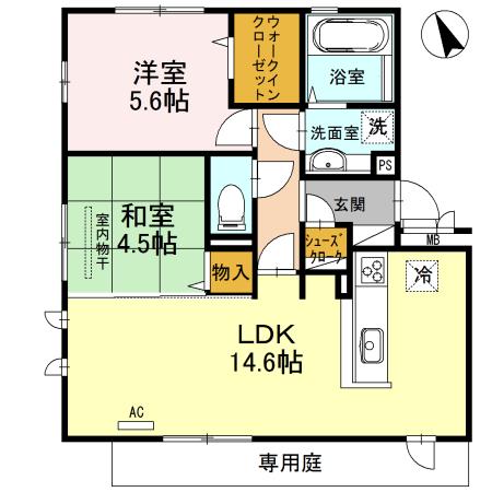 クレスタ 間取り図画像
