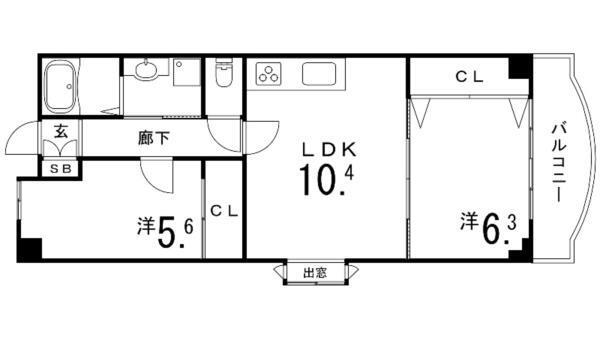 リッジヴィラ六甲 間取り図画像