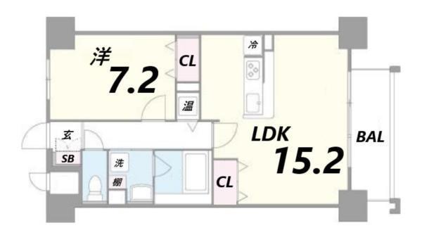 パレーブランシェ 間取り図画像