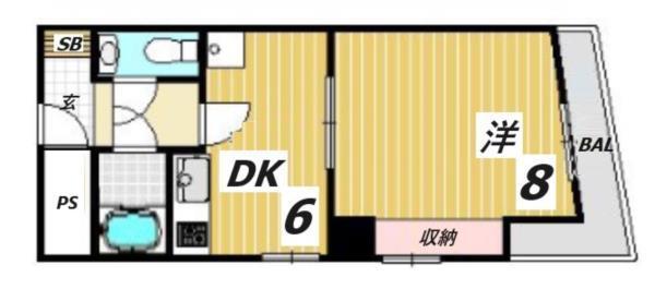 メゾン中町 間取り図画像